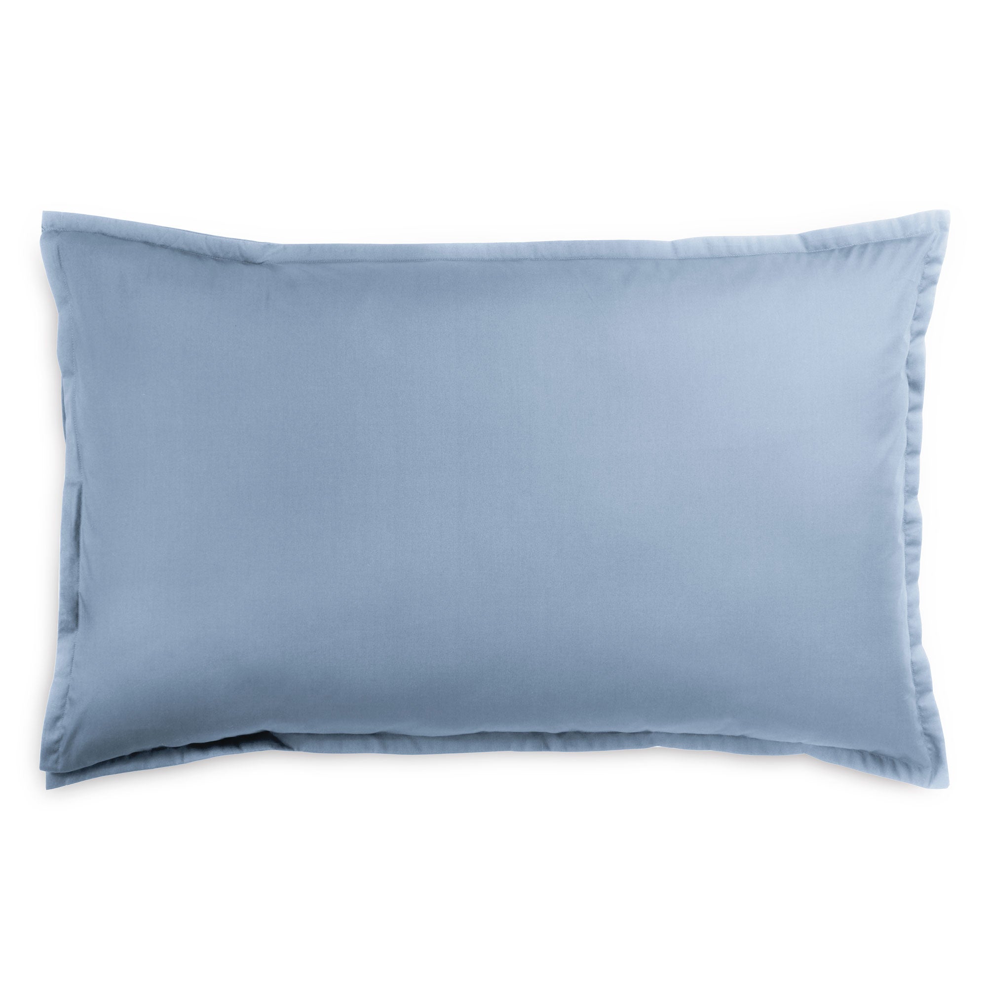 Coppia di Federe Percalle 200TC Eterno Letto Moreali Tessile Casa 50 x 80 cm Azzurro Polvere