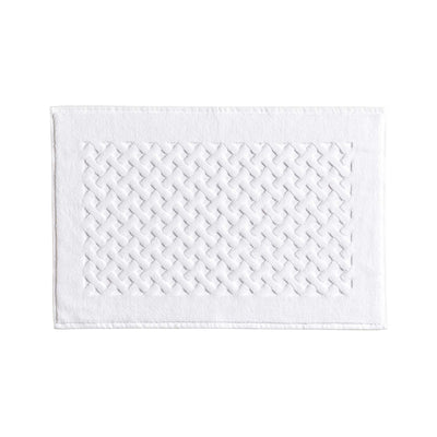 Scendidoccia in Spugna Intrecciata CAREZZA Bagno Moreali Tessile Casa 40 x 60 Bianco