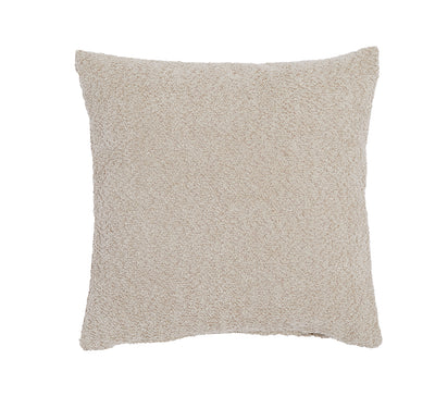 Fodera Cuscino Arredo BOUCLÈ Made in Italy Soggiorno Moreali Tessile Casa 35 x 50 Beige 02