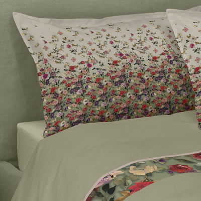 Completo Lenzuola Raso 300 Fili NETTARE Letto Fazzini