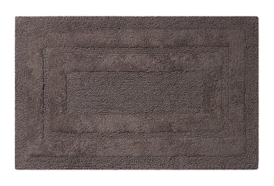 Tappeto Bagno Tinta Unita BOURDON Bagno Home Philosophy 50 x 50 Carbonio