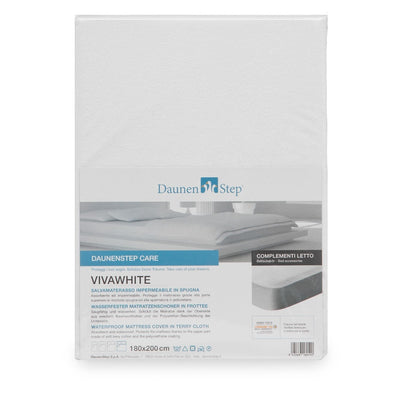 Coprimaterasso in Cotone Impermeabile Vivawhite Materasso Daunenstep
