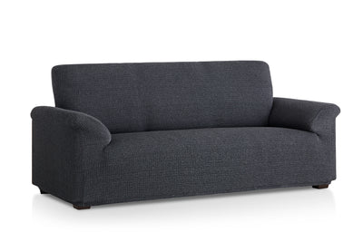 Copridivano Nido D'Ape Multi-Stretch Soggiorno Belmarti Poltrona 70-110 cm Antracite