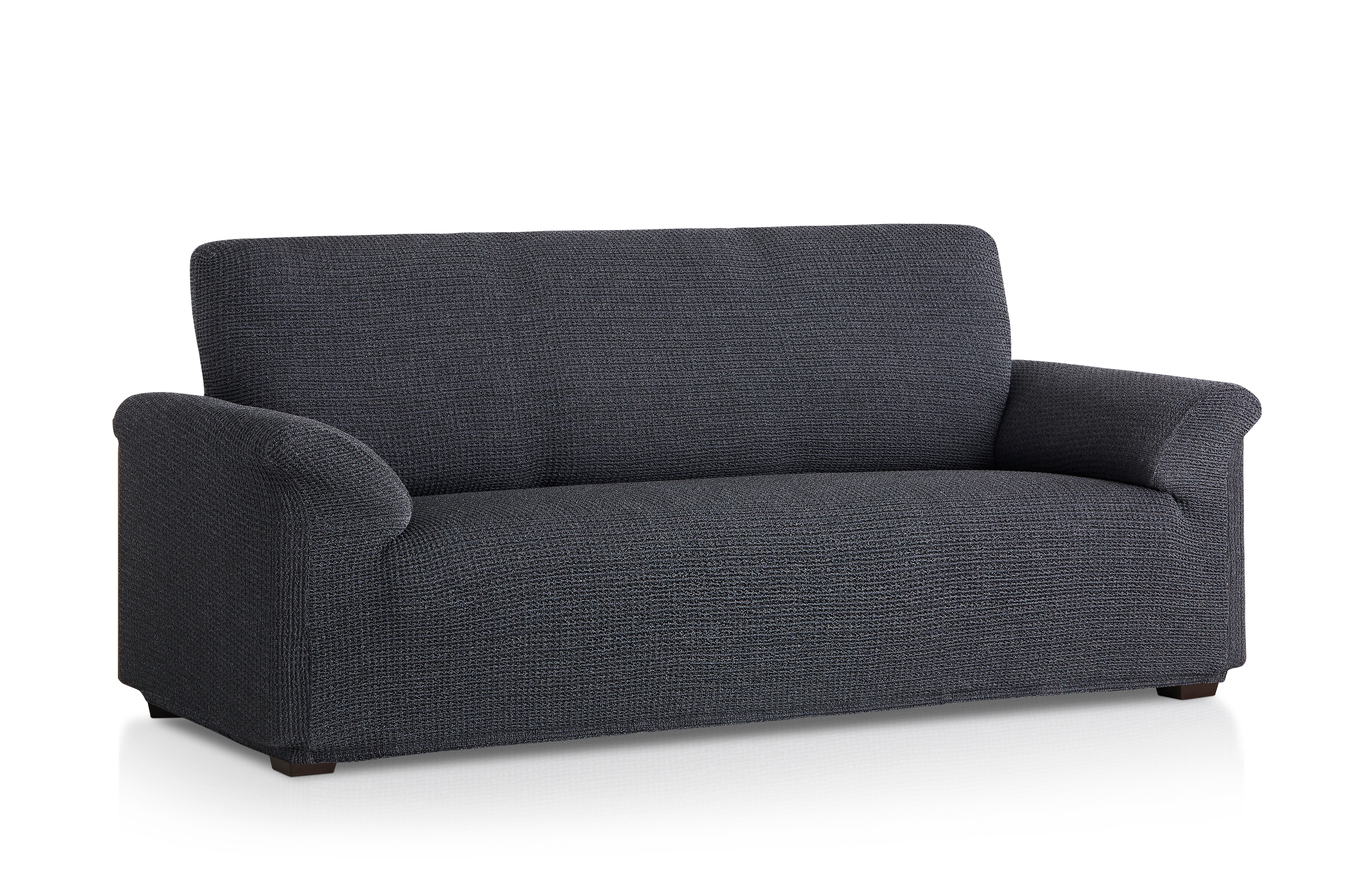 Copridivano Nido D'Ape Multi-Stretch Soggiorno Belmarti Poltrona 70-110 cm Antracite