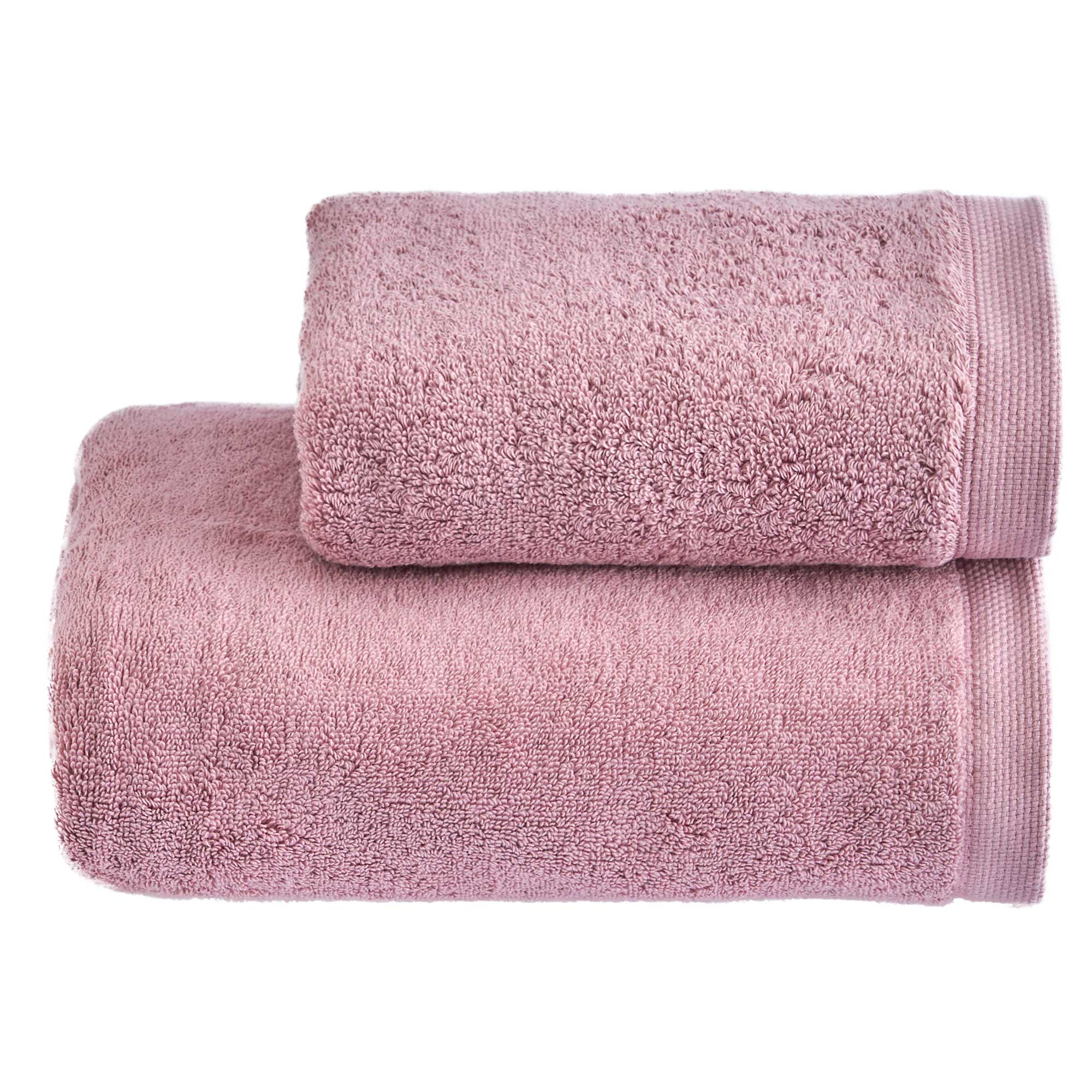 Set Asciugamani Super Soft ABBRACCIO Bagno Moreali Tessile Casa 60 x 100 / 40 x 60 Rosa