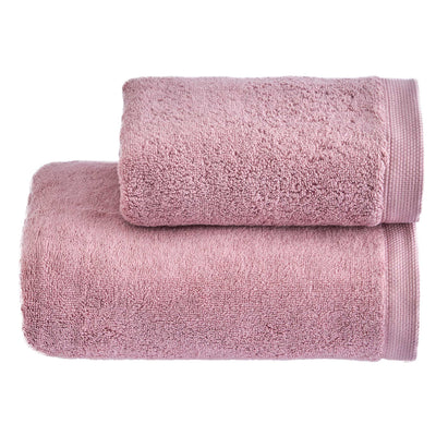 Set Asciugamani Super Soft ABBRACCIO Bagno Moreali Tessile Casa 60 x 100 / 40 x 60 Rosa