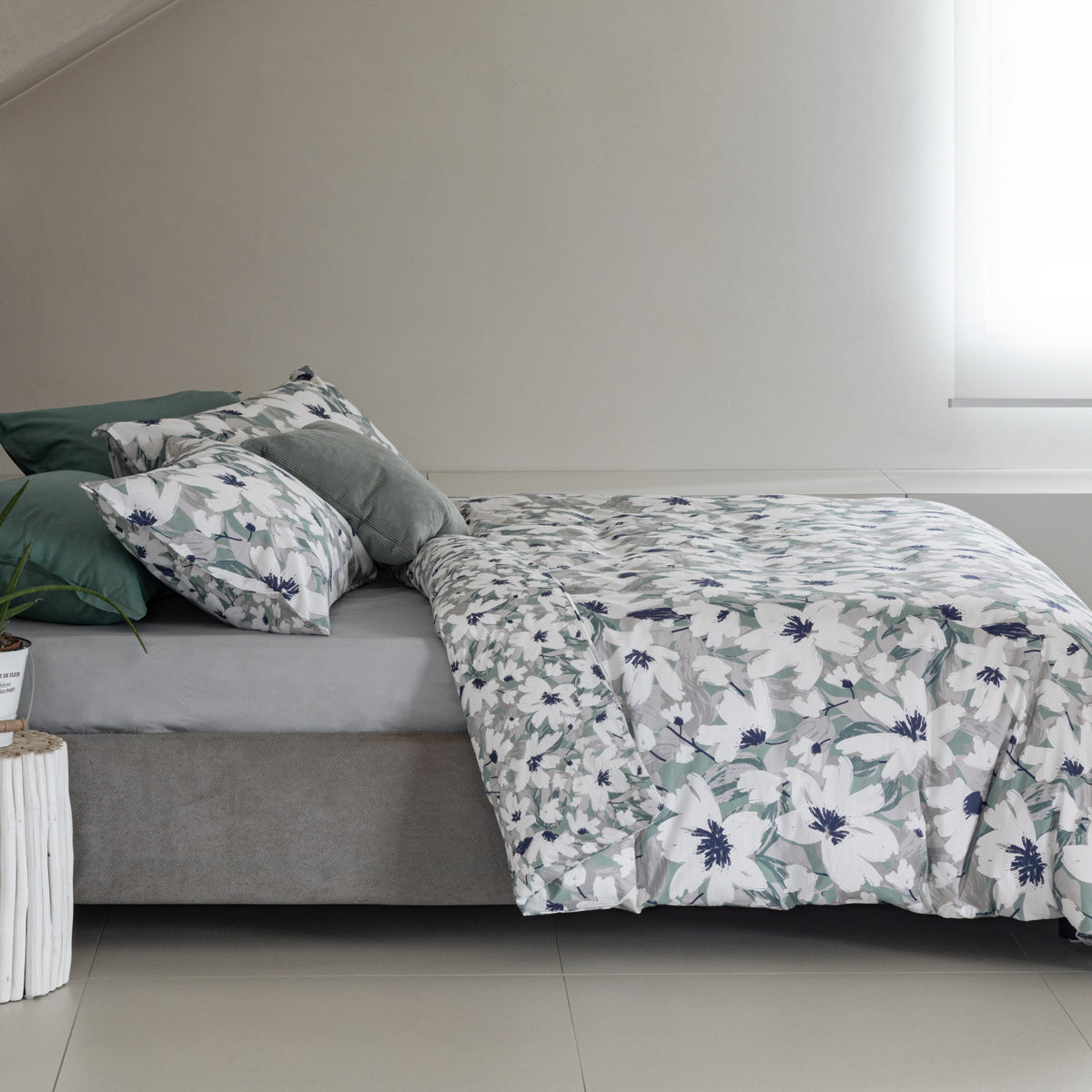 Parure Copripiumino Double Madapolam LES UNIQUES 2624 Letto Cogal