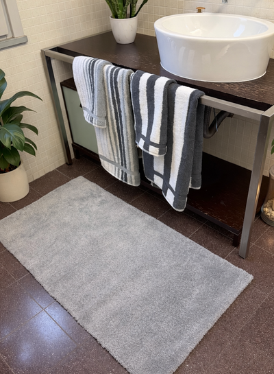 Tappeto Bagno/Camera Soft NUVOLA Bagno Moreali Tessile Casa 60 x 115 Grigio