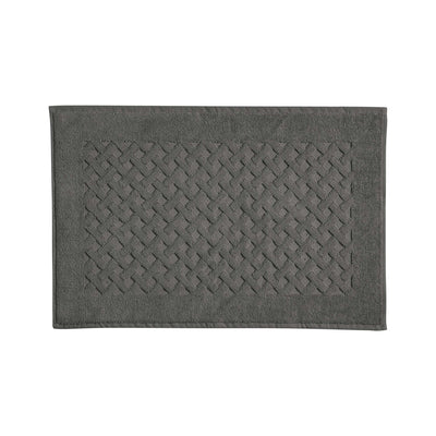 Scendidoccia in Spugna Intrecciata CAREZZA Bagno Moreali Tessile Casa 40 x 60 Antracite