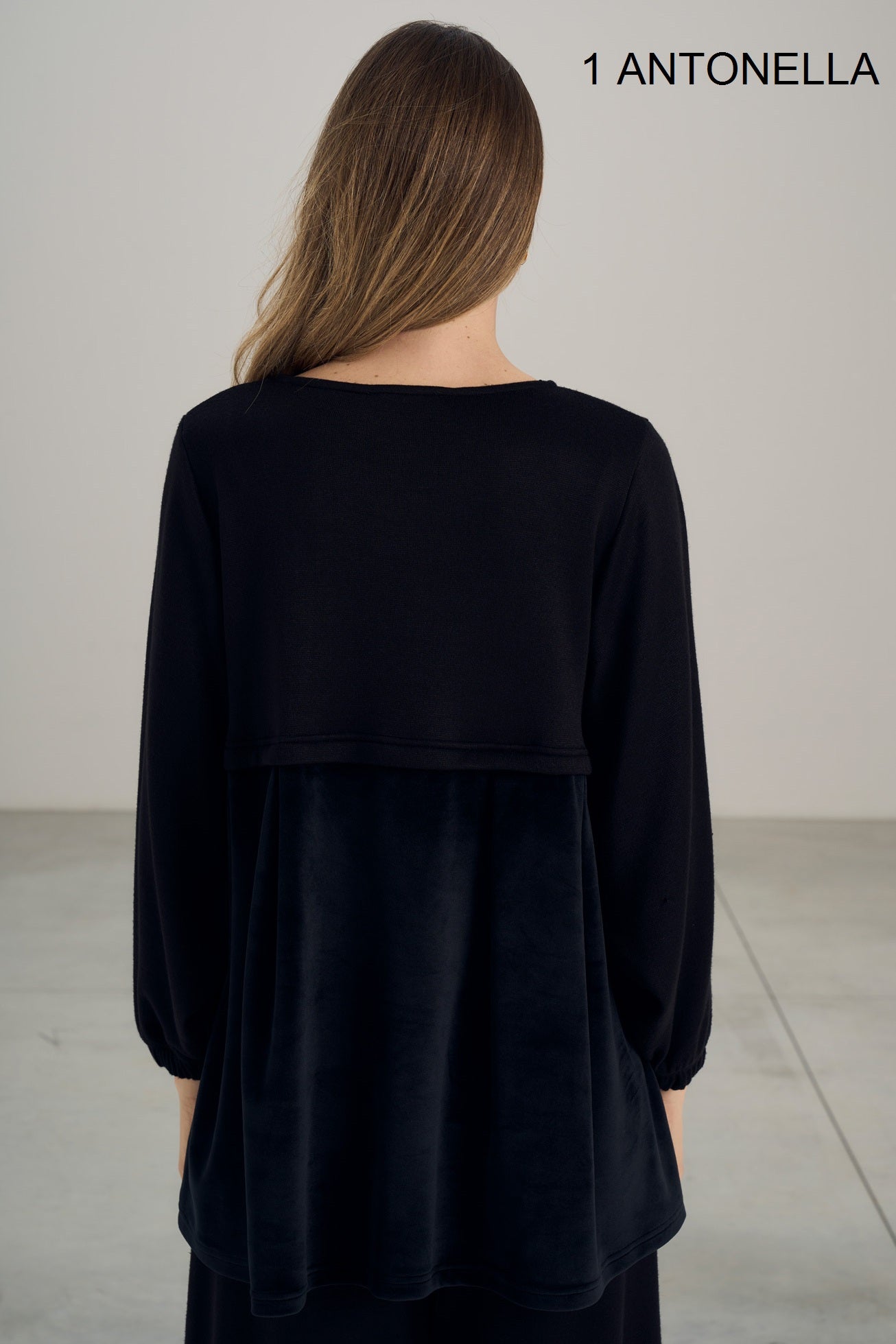 Blusa Inserto Ciniglia ANTONELLA Abbigliamento Moreali Tessile Casa