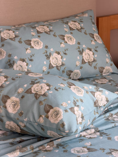 Completo Lenzuola Cotone Stampato VENERY Letto Riviera