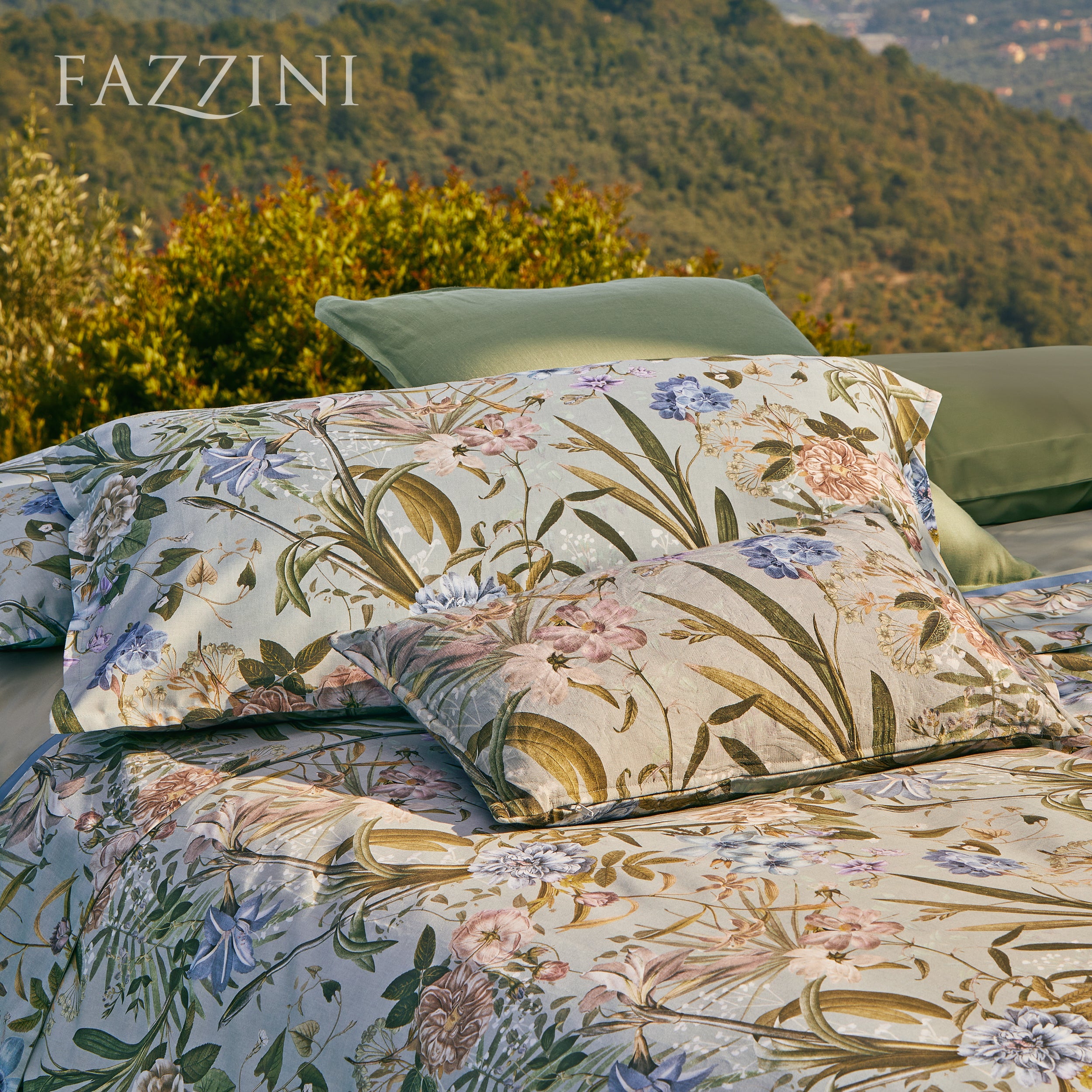 Completo Lenzuola Raso 300TC VANITAS Letto Fazzini