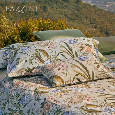 Parure Copripiumino Raso 300TC VANITAS Letto Fazzini