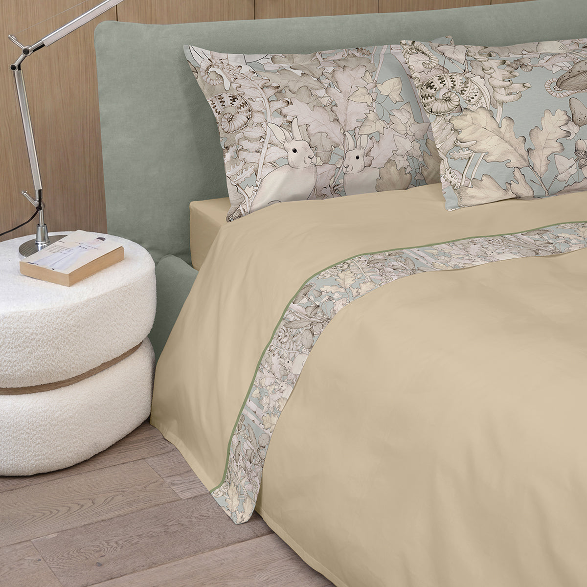 Completo Lenzuola Percalle YAMATO Letto Fazzini