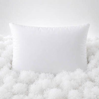 Interno per Cuscino Rettangolare PREMIUM Soggiorno Moreali Tessile Casa 38 x 55 Bianco