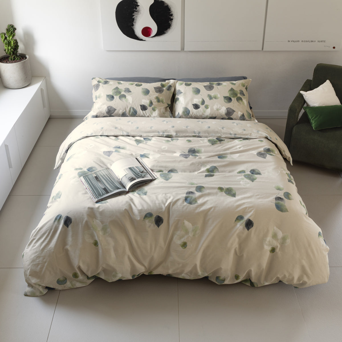 Parure Copripiumino Double Madapolam LES UNIQUES 2622 Letto Cogal