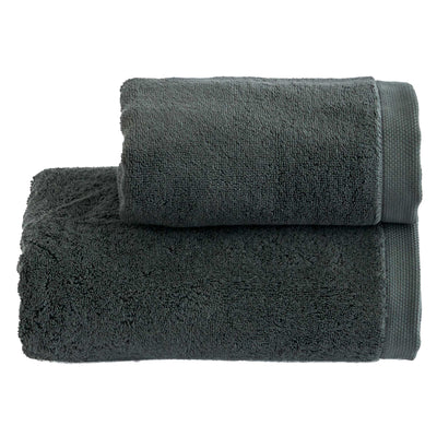 Set Asciugamani Super Soft ABBRACCIO Bagno Moreali Tessile Casa 60 x 100 / 40 x 60 Antracite