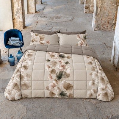Trapunta Percalle Supersoft NATE Letto Cogal 270 x 270 Ecrù
