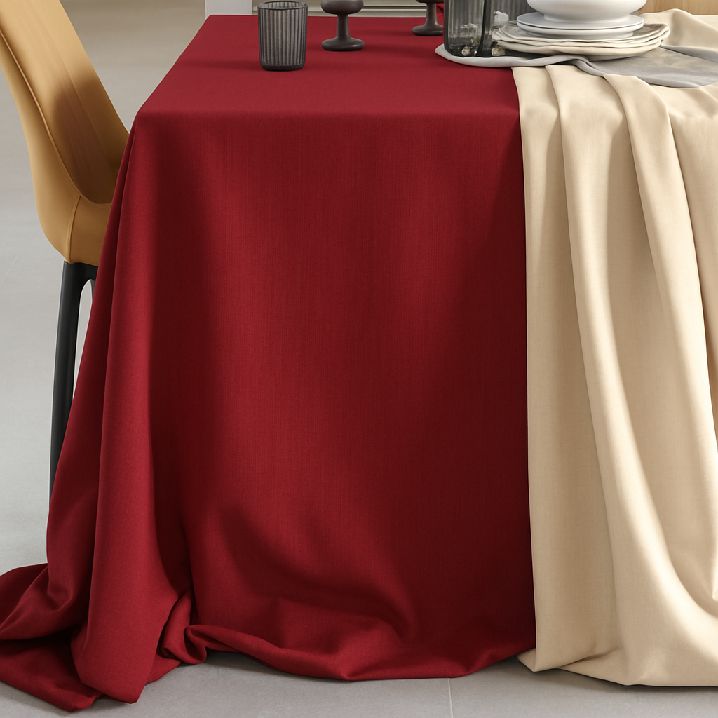 Tovaglia Antimacchia NO-STRESS Cucina Moreali Tessile Casa Runner 45x150 Rosso