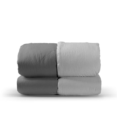Trapunta CALDA No-Stiro Double TRECENTO Letto Moreali Tessile Casa Matrimoniale 270 x 270 Grigio/Antracite
