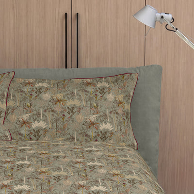 Parure Copripiumino Raso 300 Fili DRAA Letto Fazzini