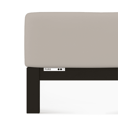 Sotto con Angoli in Jersey-Elastan PURE H.40 Materasso Moreali Tessile Casa L - Matrimoniale/Francese | da 140x190 a 160x220 Sabbia 496