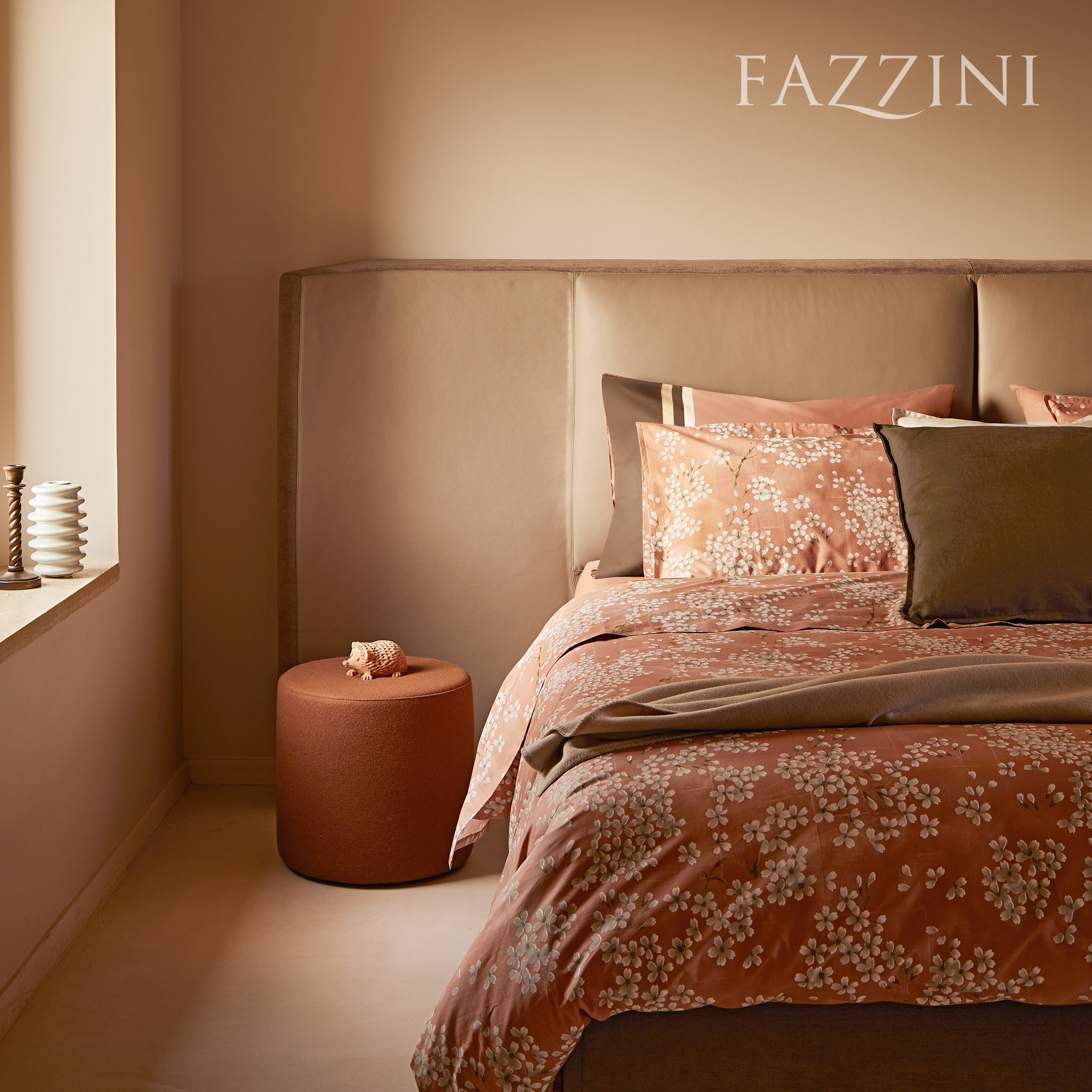 Parure Copripiumino Percalle KIMONO Letto Fazzini